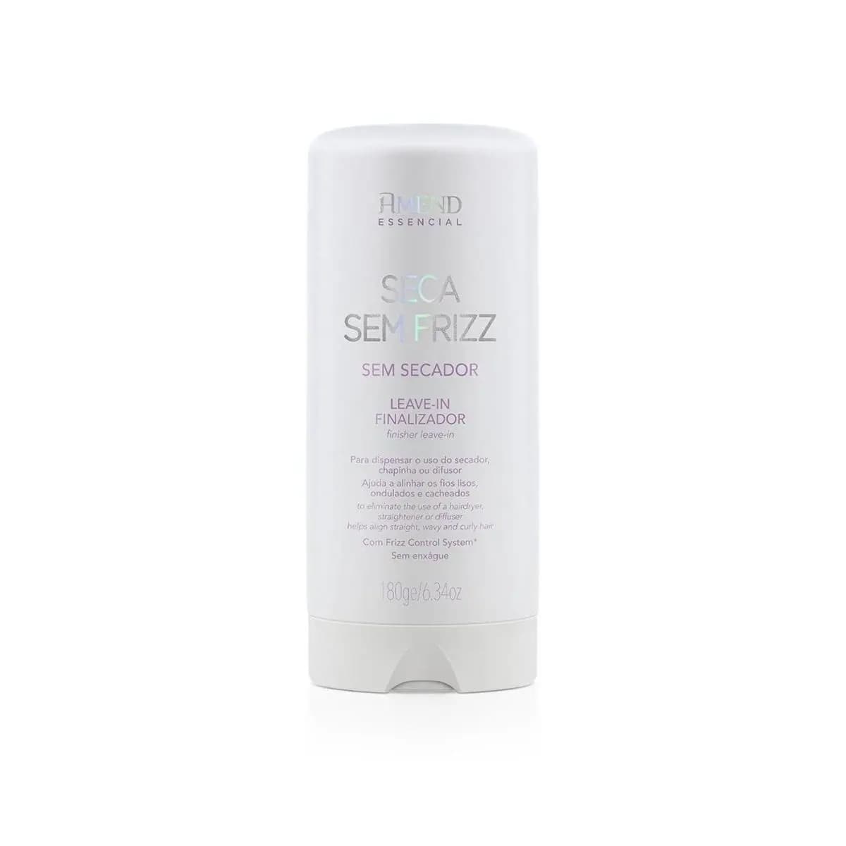 Leave-in Finalizador Essencial Seca Sem Frizz Amend 180ml