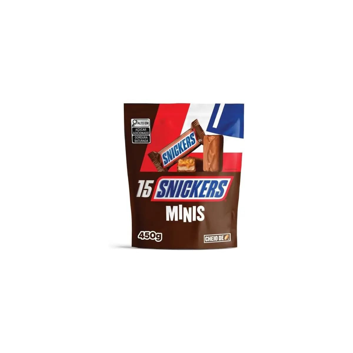 Chocolate Snickers Original Minis 15Un