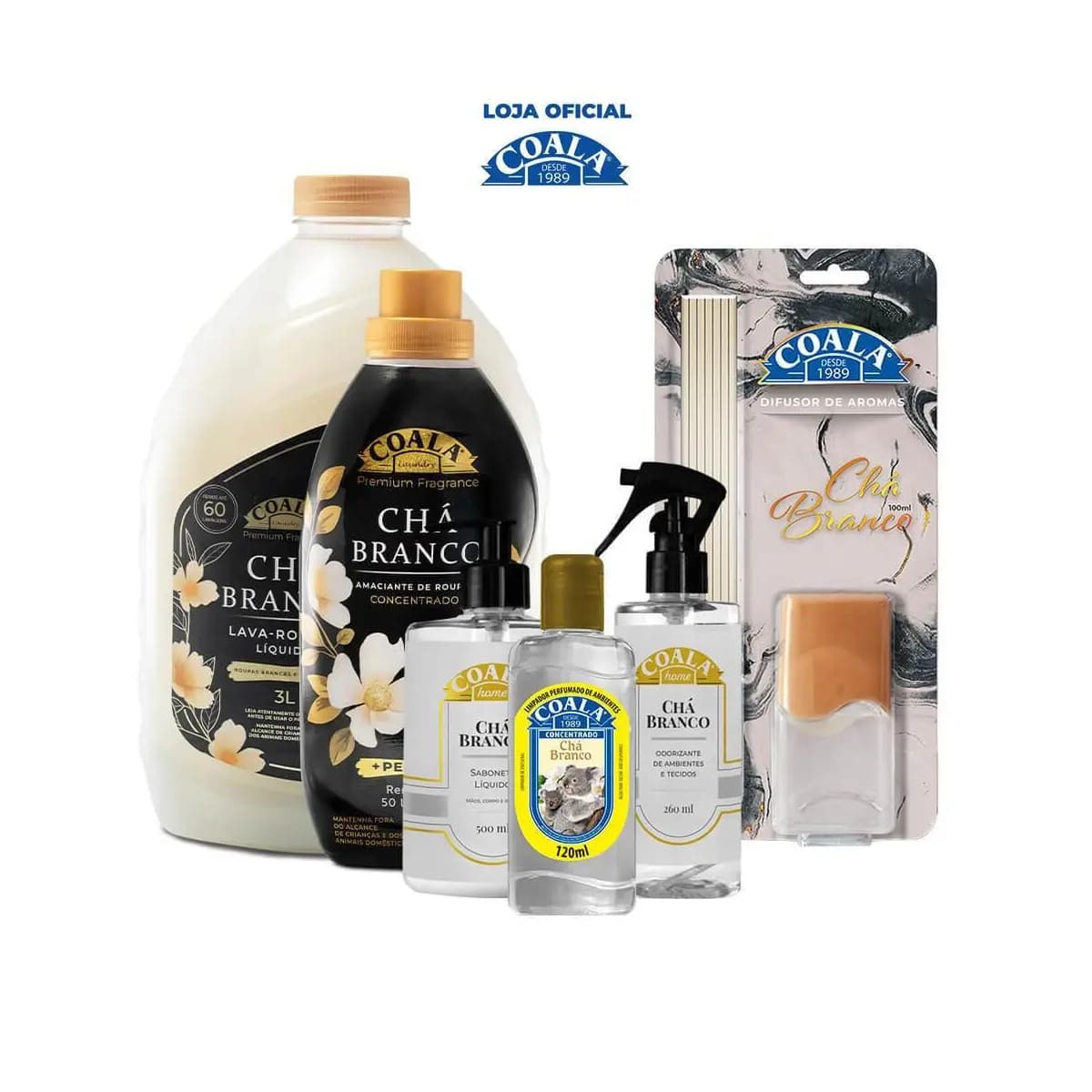 Kit Coala Completo Chá Branco
