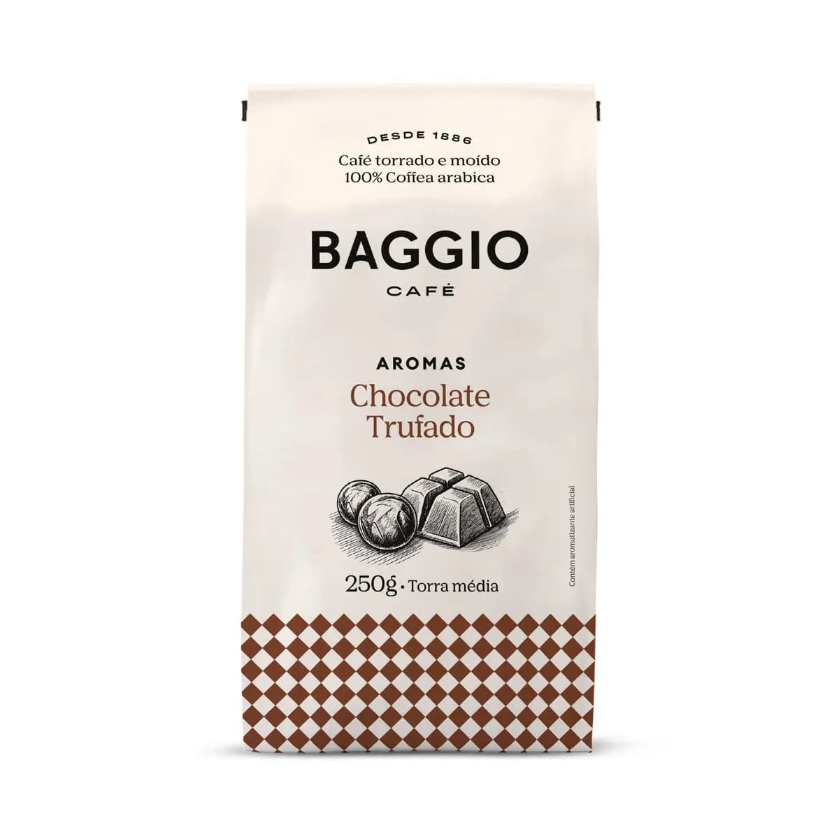 Baggio Café - Café Torrado e Moído Aromas Chocolate Trufado 250g