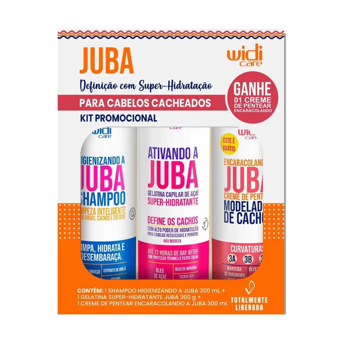 Widi Care Kit Lavagem Encaracolando 900ml