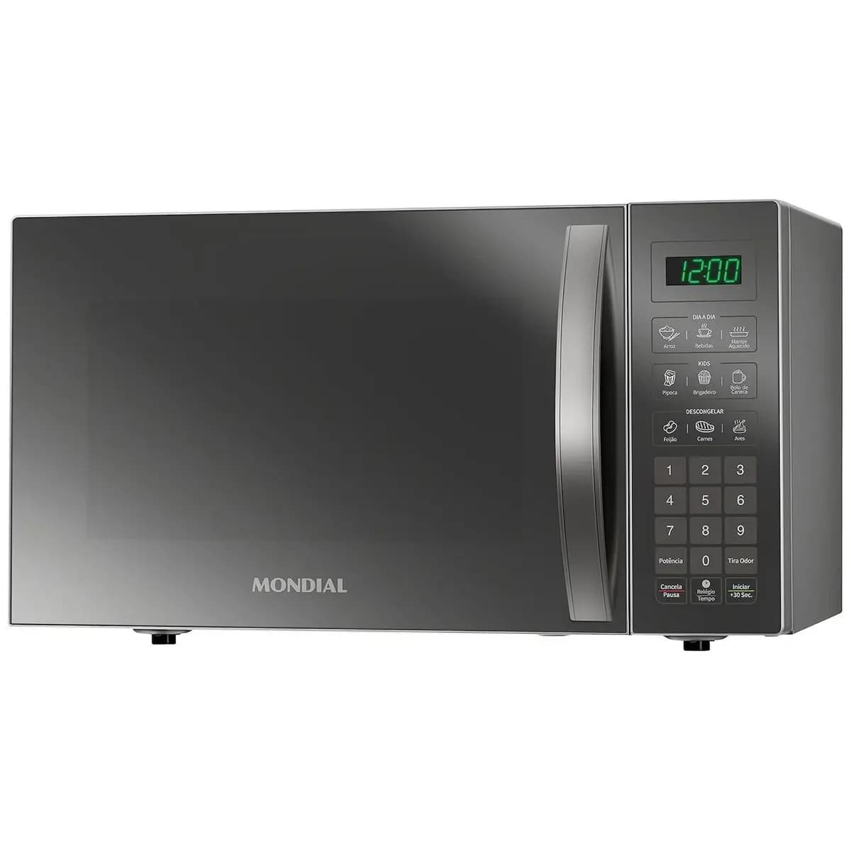 MONDIAL Micro-Ondas, Espelhado, 1400W, 110V - MO-02-34-E
