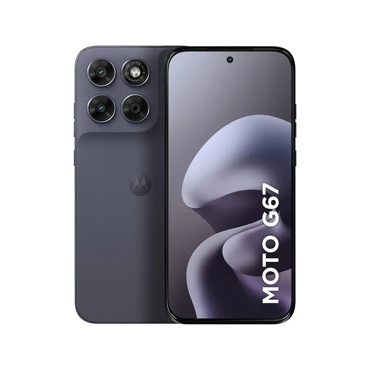 Smartphone Motorola Moto G67 5G - 128GB 4GB RAM + 8GB RAM Boost camera 50MP Sony Lytia 600, tela 1.5K extreme Amoled 120hz, ultrarresistente - Chumbo
