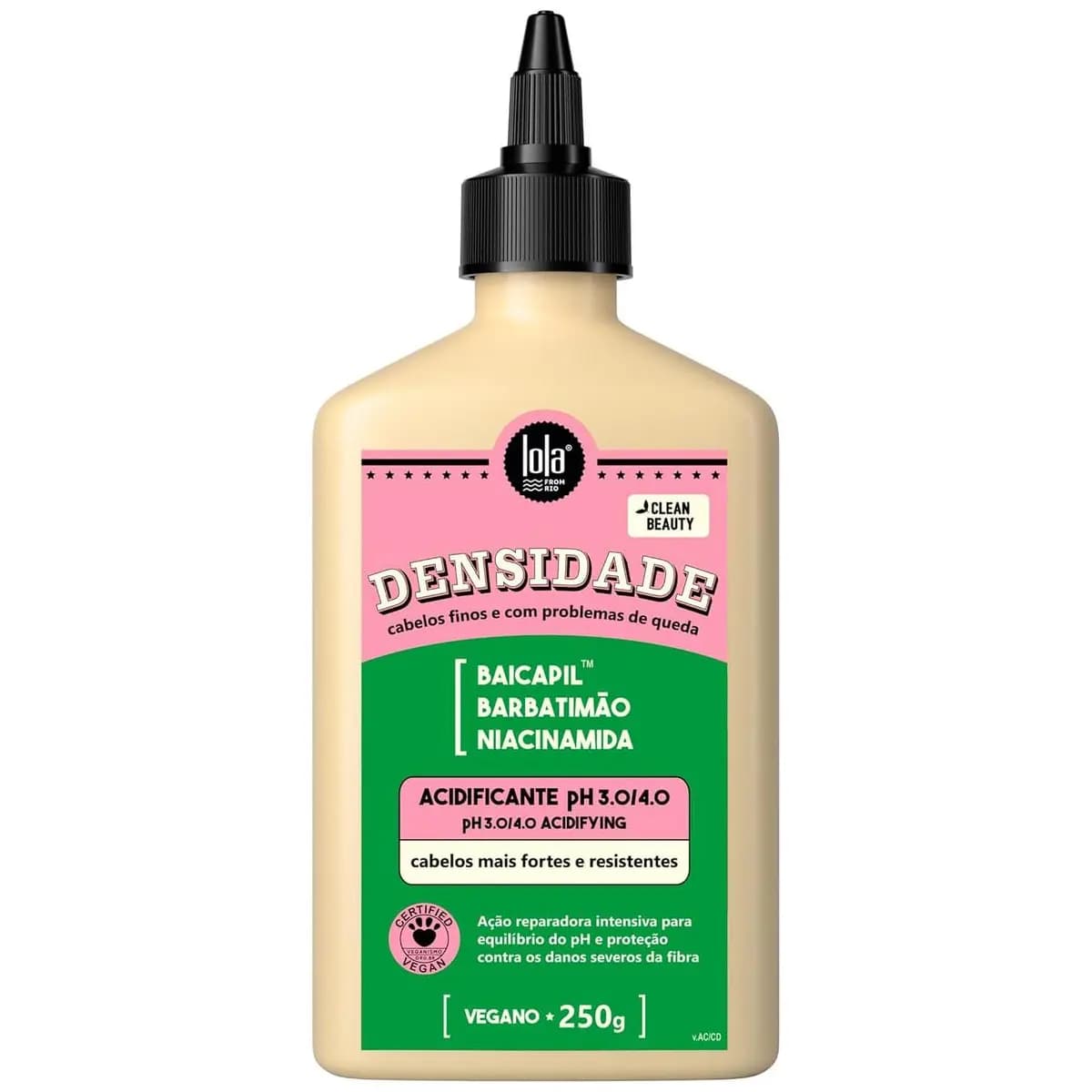 Densidade Acidificante Capilar 250g, Lola Cosmetics
