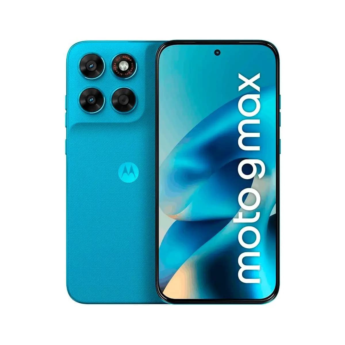 Smartphone Motorola Moto G Max 5G - 256GB 8GB RAM + 16GB RAM Boost, câmera 200MP, OIS, Tela 1.5K extreme AMOLED 120hz, IP68 e IP69 - Azul Claro