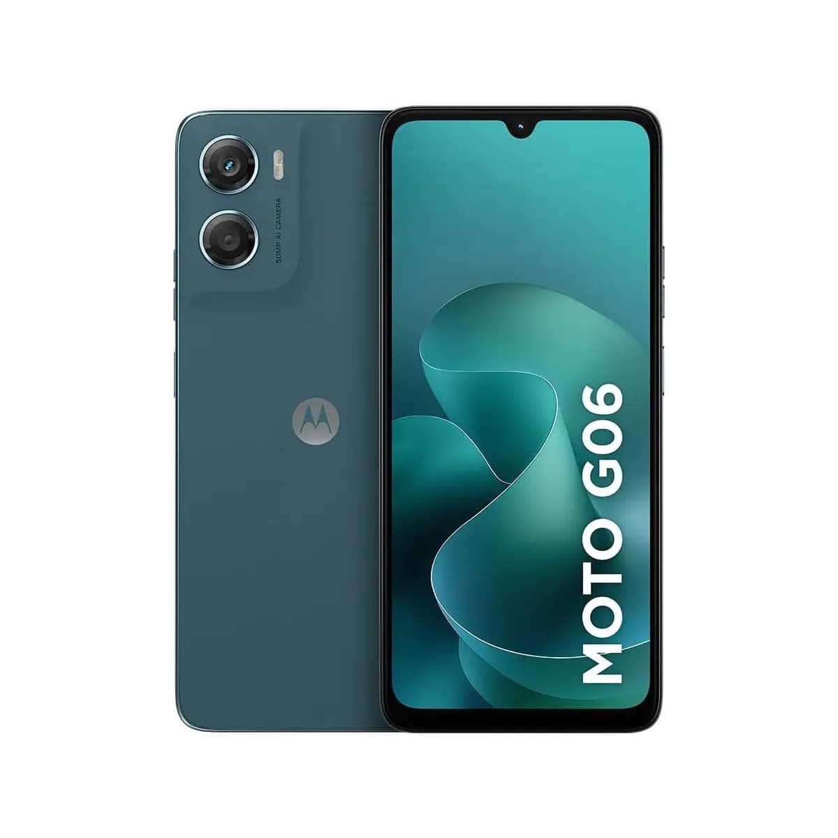 Smartphone Motorola Moto g06-128GB 4GB RAM + 8GB Ram Boost e Camera 50MP com AI Bateria de 5200 mAh Tela 6.9" - Azul Marinho