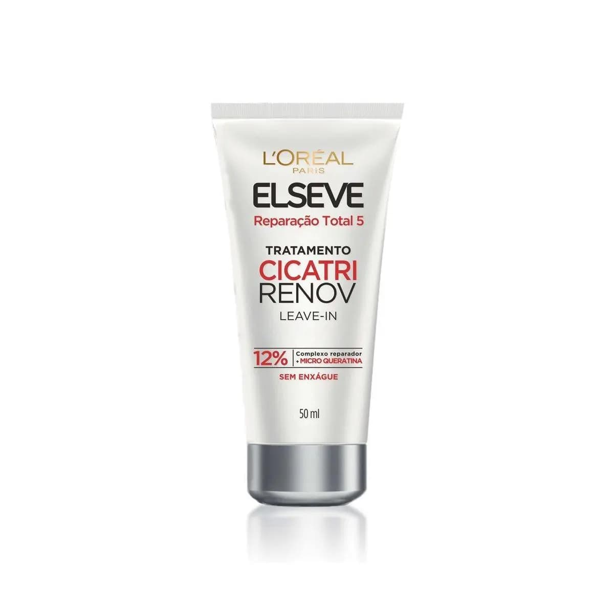 LEAVE-IN DE TRATAMENTO LORÉAL PARIS ELSEVE CICATRI RENOV 50ML