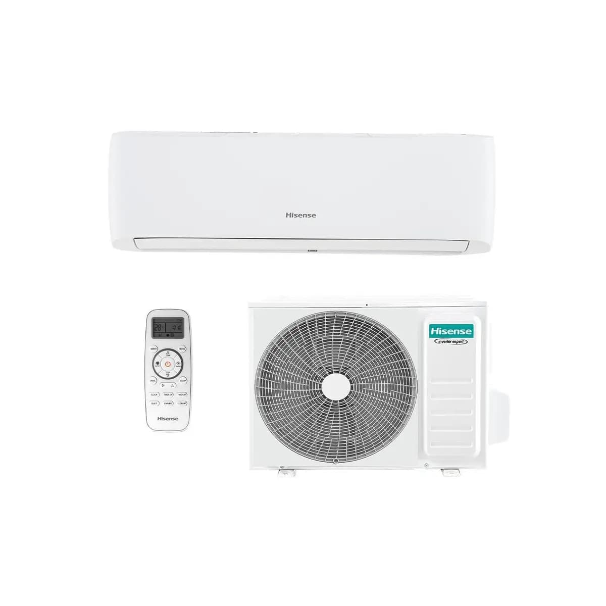 Ar Condicionado Inverter Hisense Hi Wall Eco Plus R-32 sem Wi-fi 9.000 Btus Frio 220v