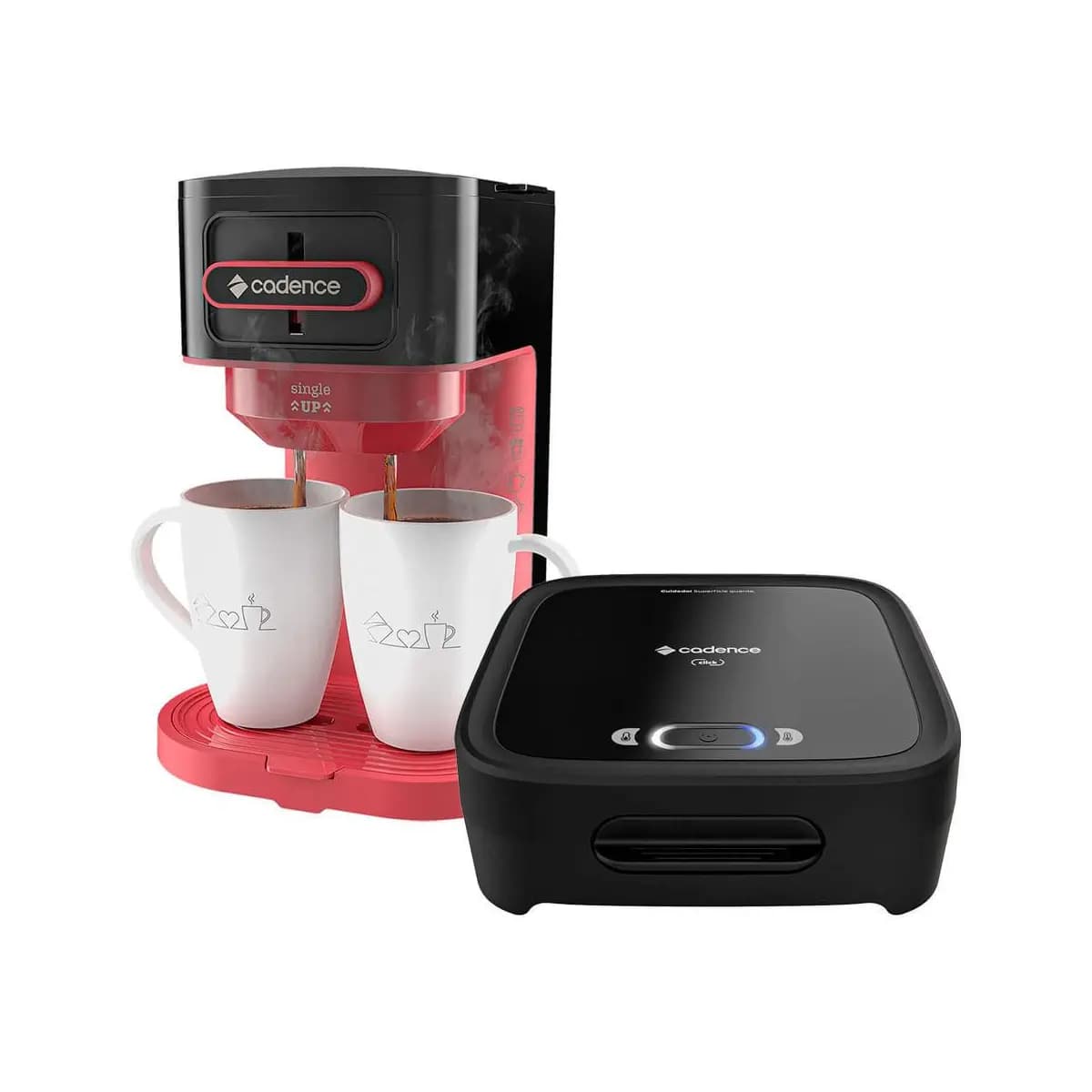Kit Click Cadence - Sanduicheira e Cafeteira Single Up