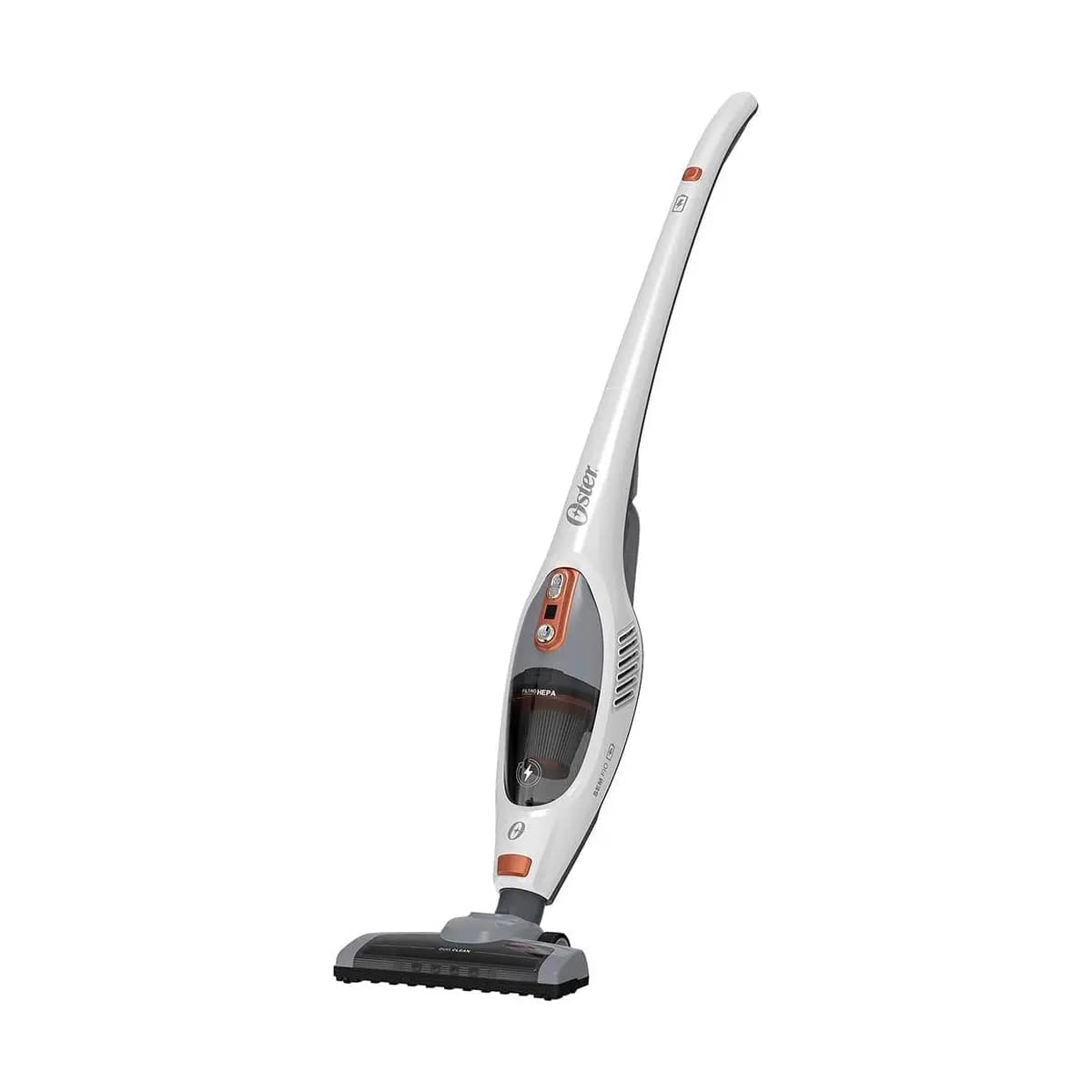 Aspirador de Pó Vertical Oster Sem Fio White Duo Clean 2 em 1, Bateria, Branco, OASP645