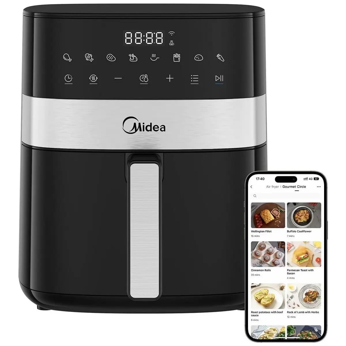 Fritadeira 6L SMART CHEF PLUS MIDEA 220V/60Hz