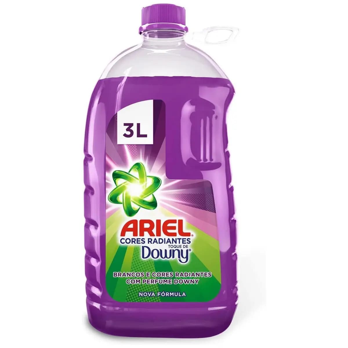 Ariel Sabão Líquido Cores Radiantes Toque de Downy 3L
