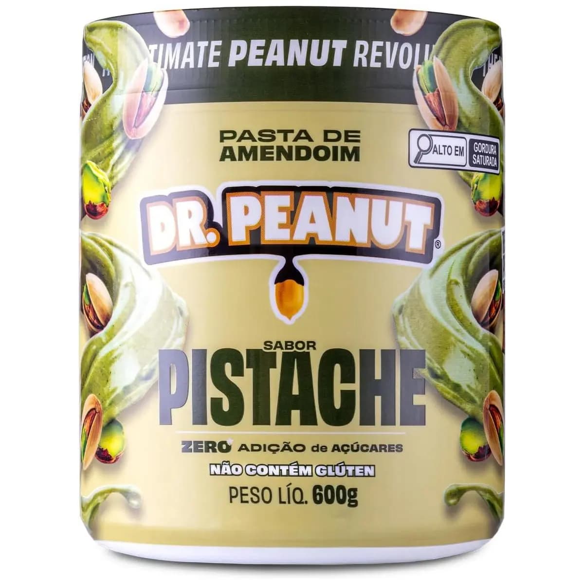 DR. PEANUT PASTA DE AMENDOIM PISTACHE 600G COM WHEY PROTEIN
