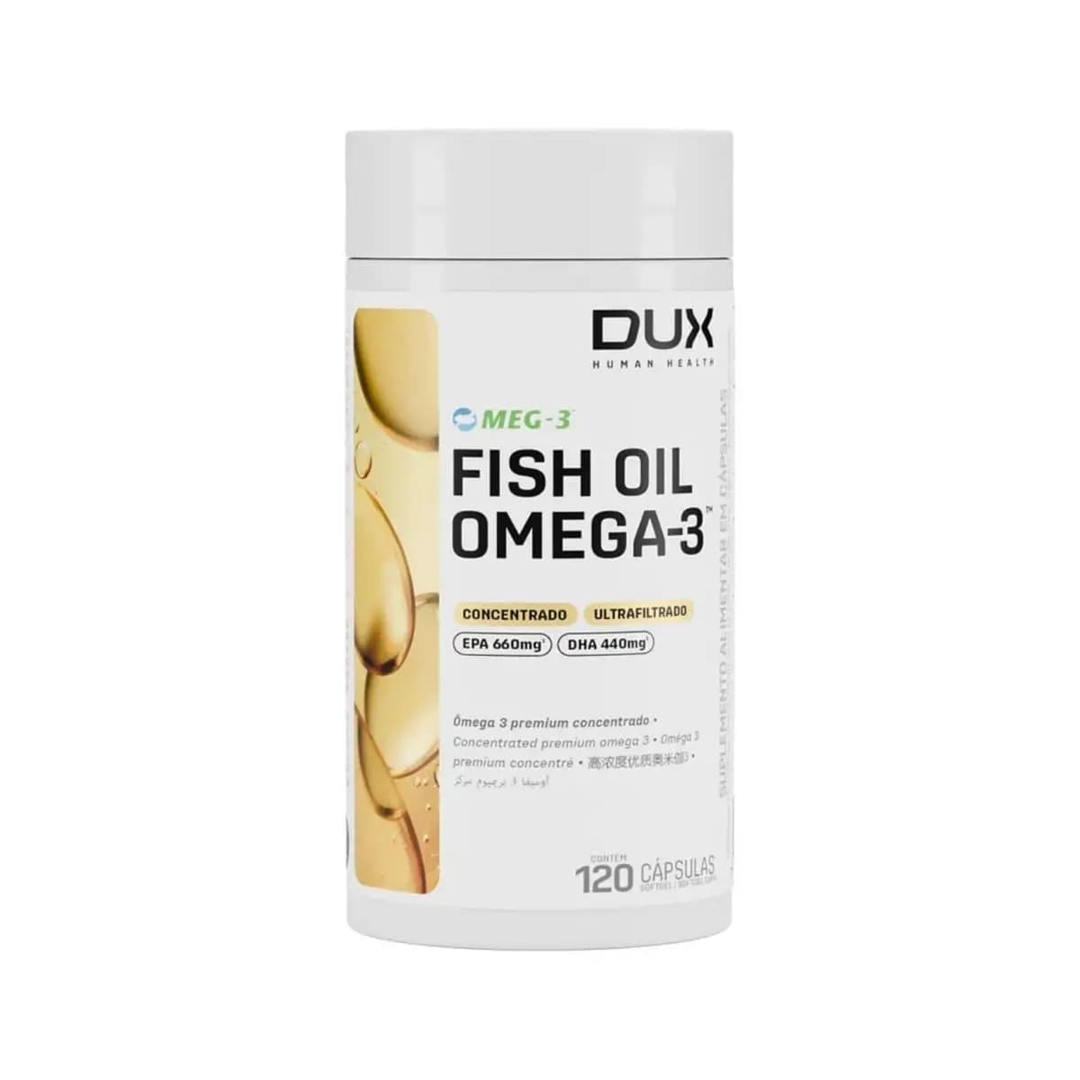 Fish Oil - Pote 120 Cápsulas Dux