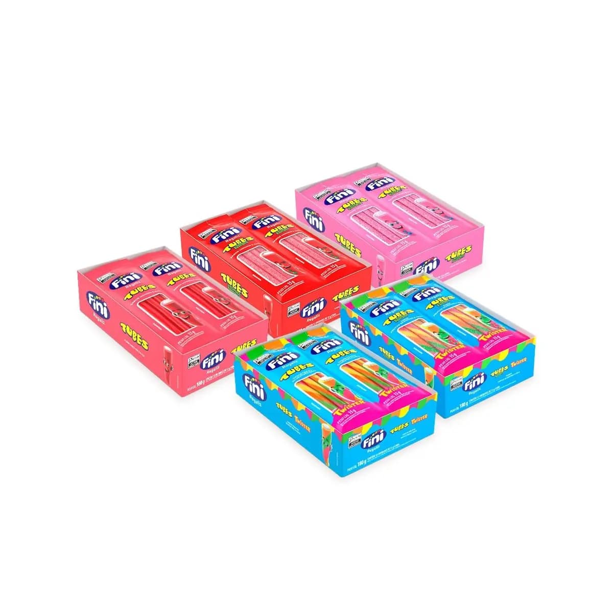 Kit Amo Tubes 60 pacotes de 15g cada - FINI