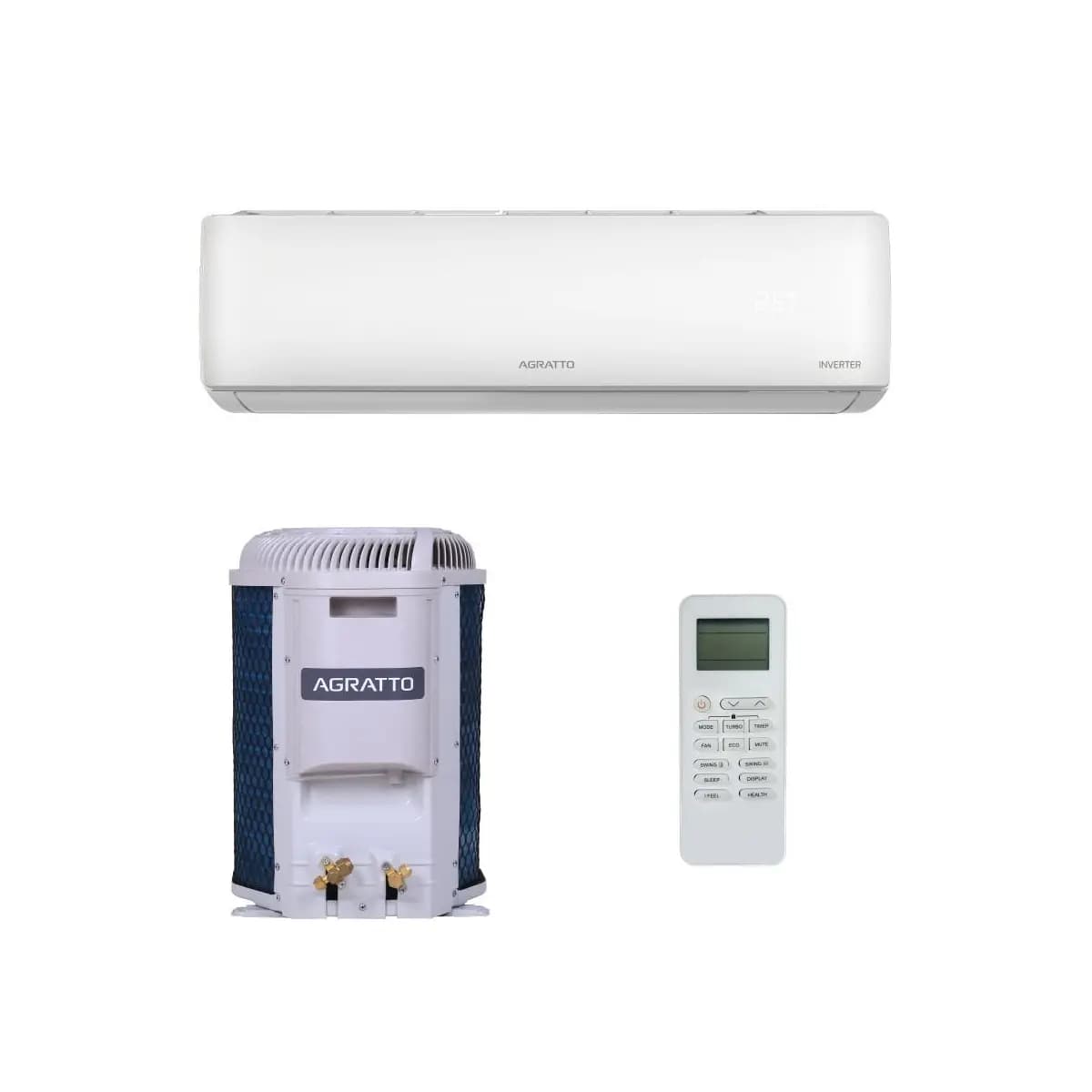 Ar Condicionado Split Hi Wall Agratto Zen Top Inverter 9.000 Btus Frio 220V R-32