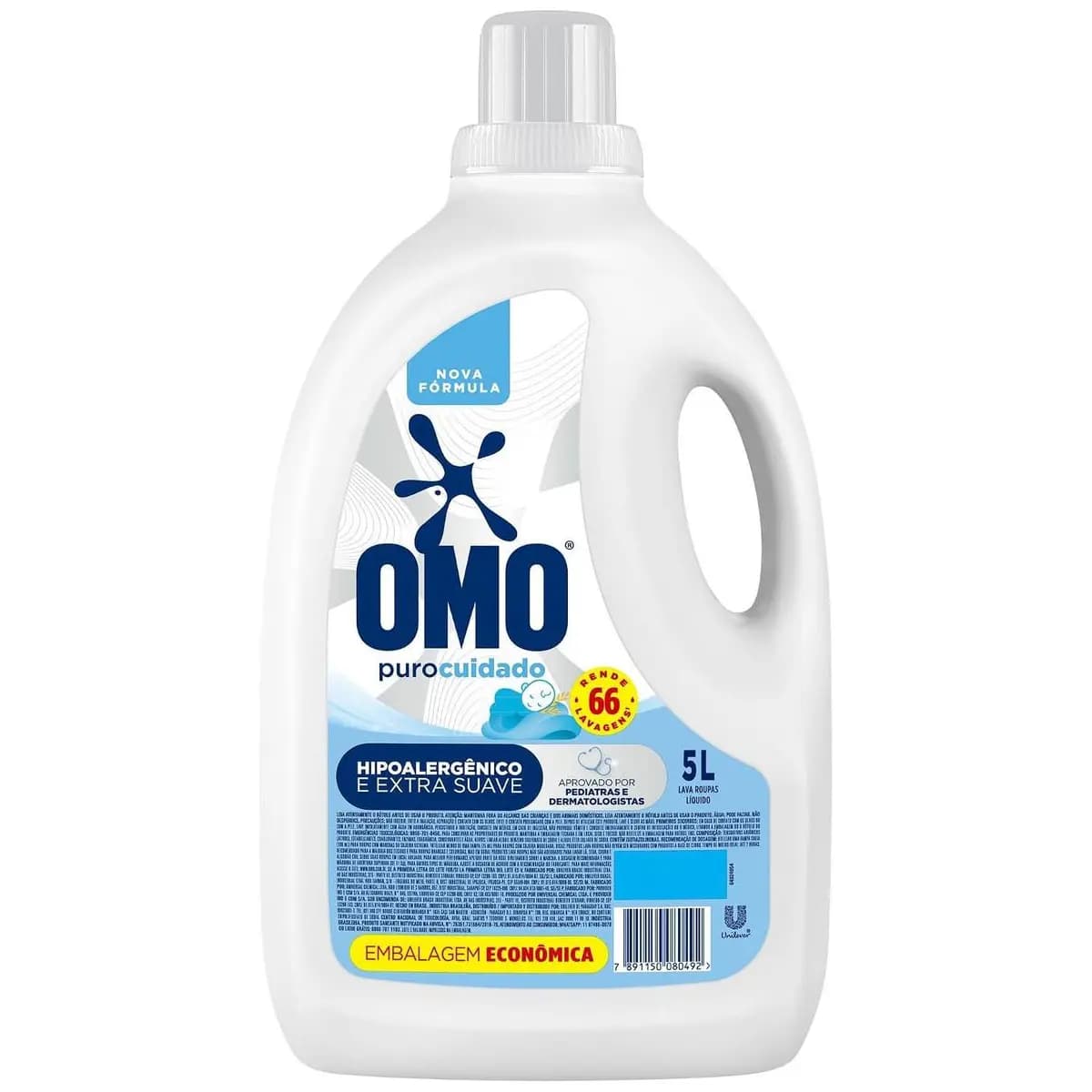 OMO Sabão Líquido Omo Puro Cuidado 5L