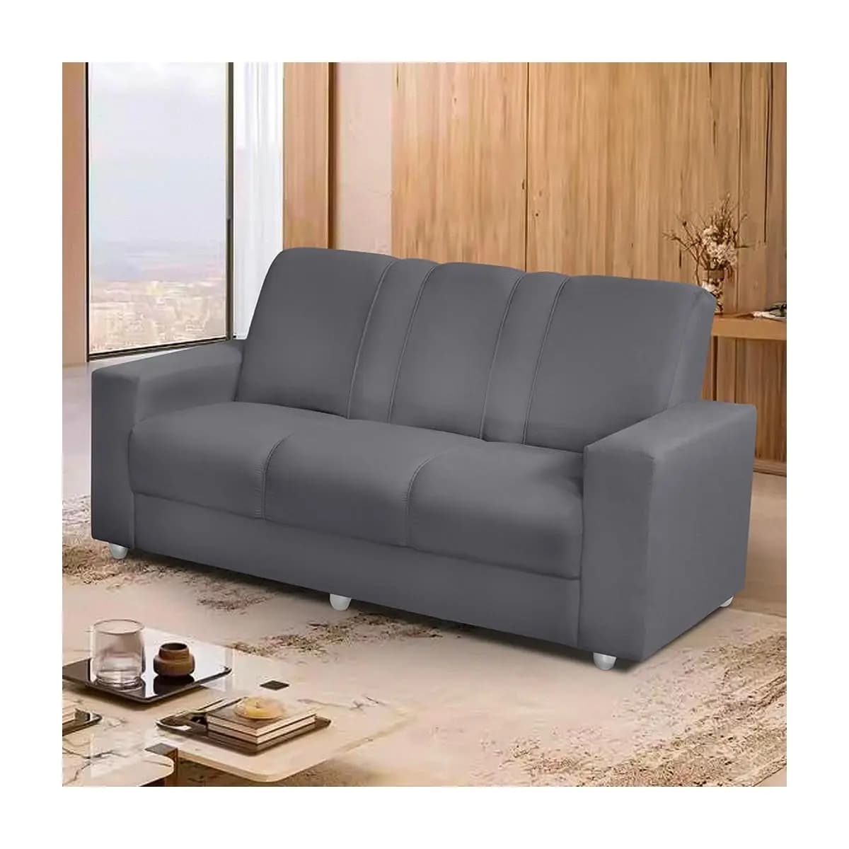 Review: Sofá Roma 3 lugares Suede - Sofá Casa