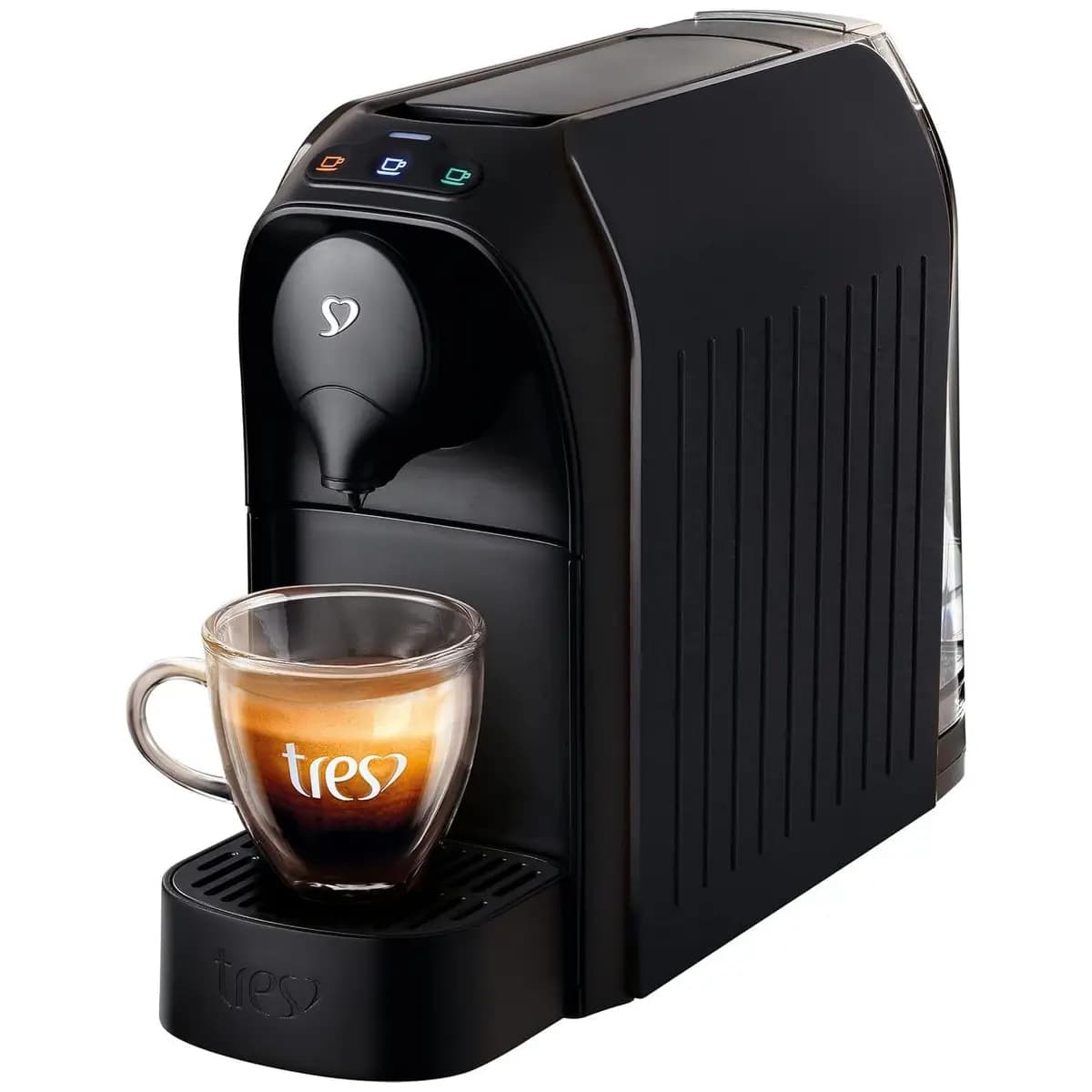 3 Corações TRES Cafeteira Espresso e Multibebida Passione Preta - 127V