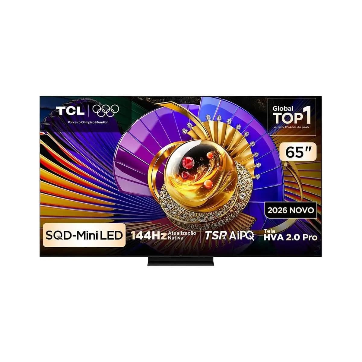 Smart TV TCL 65 Polegadas SQD-Mini LED 4K C7L WiFi Bluetooth Google TV HDR10+ Ultra Slim 65C7L