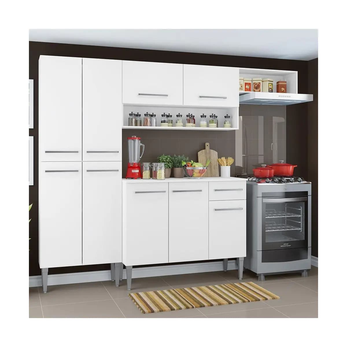 Armário de Cozinha Compacta Emilly Top Madesa