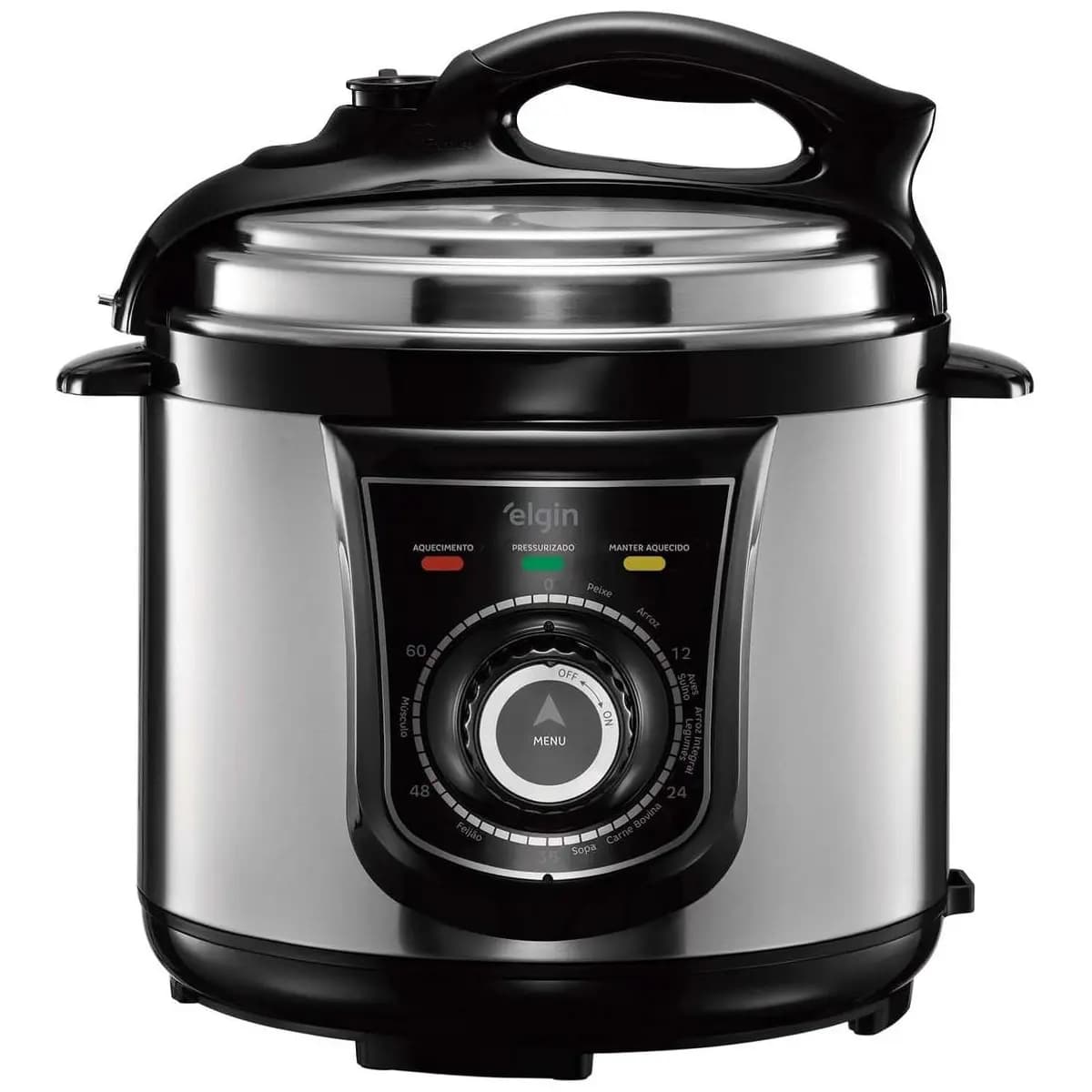 Panela de Pressão Elétrica Elgin 4 Litros Segura e Prática 840W 110V