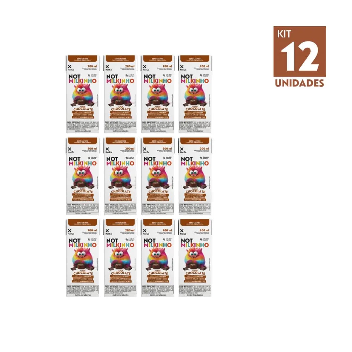 Kit Bebida Vegetal NotCo NotMilkinho Chocolate 200ml