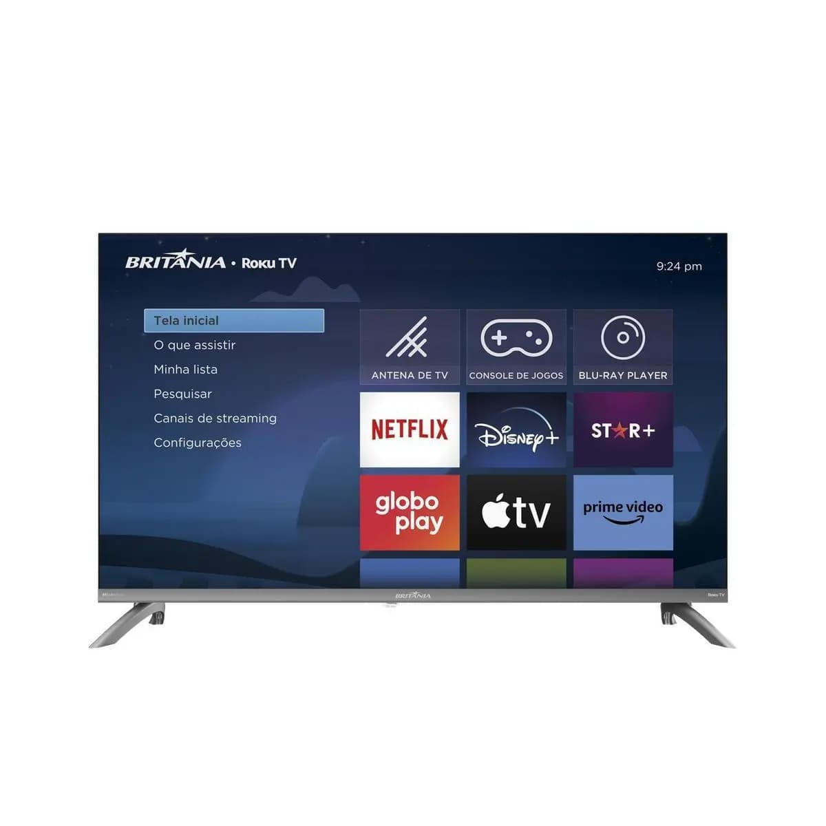 Smart TV 32" Britânia LED Roku TV Dolby Audio HD B32CRA
