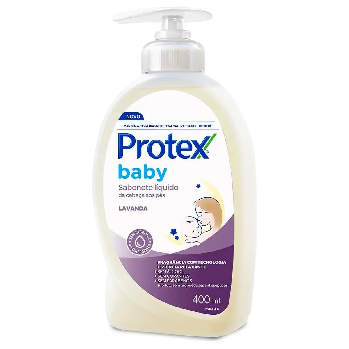 Protex Baby Lavanda Sabonete Líquido Infantil, 400ml