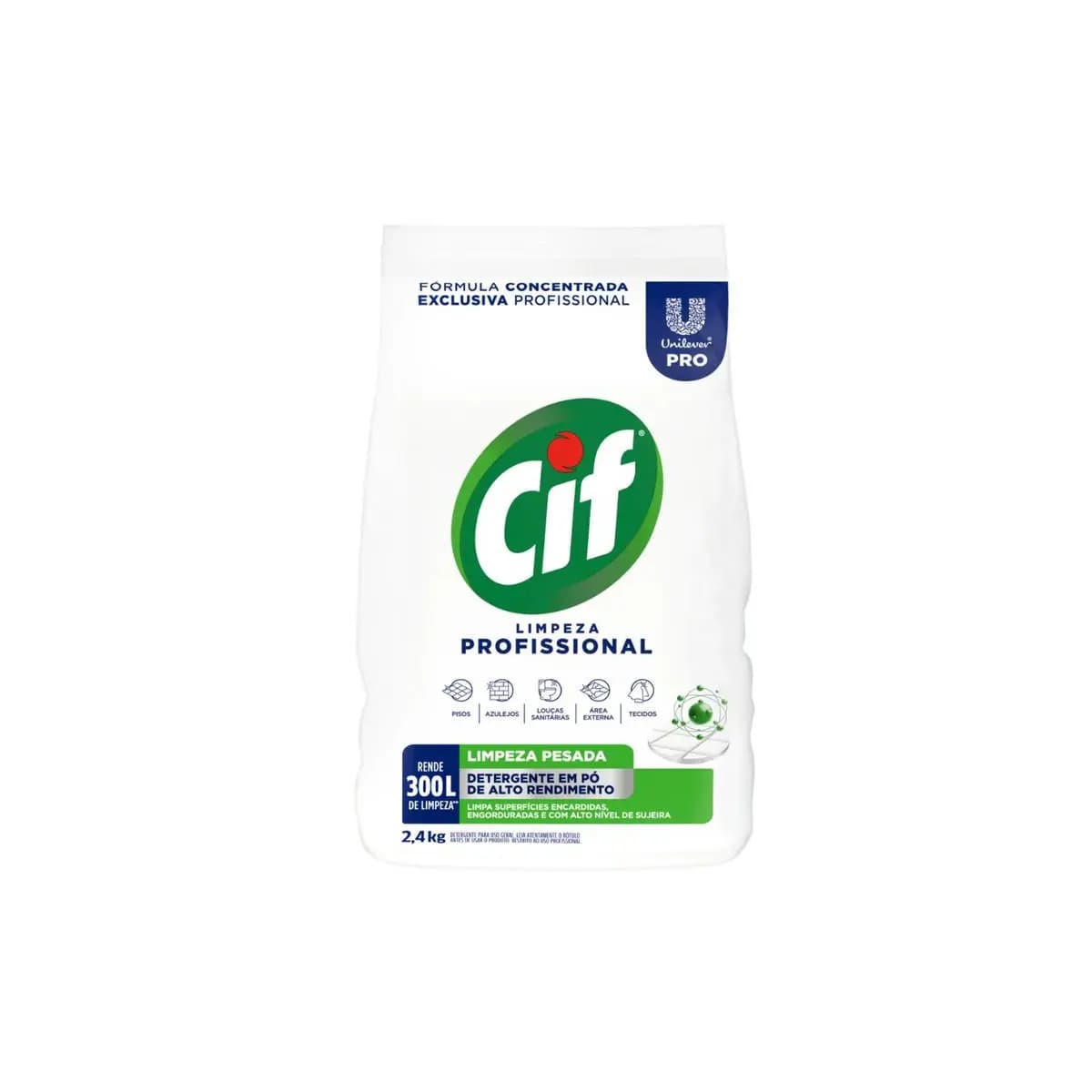 Limpador em Pó Limpeza Profissional 2,4kg Cif