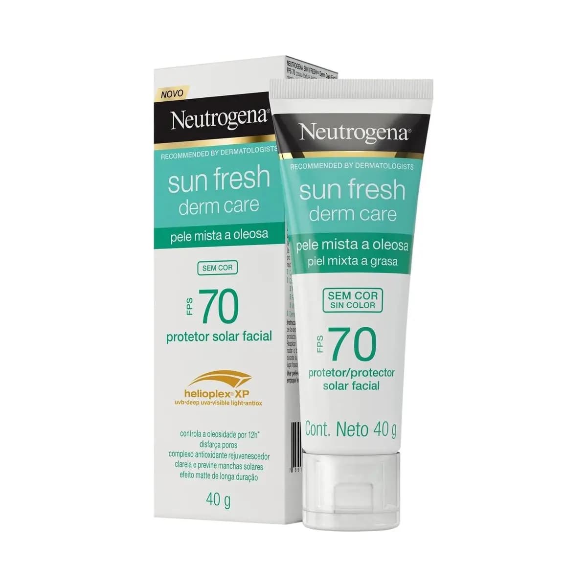 PROTETOR SOLAR FACIAL NEUTROGENA FPS70 MISTA A OLEOSA 40G