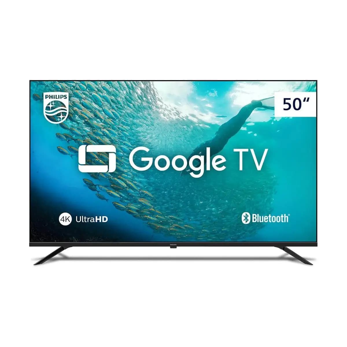 PHILIPS, Smart TV, 50'' 4K UHD, 50PUG7019/78, Google TV, Comando de Voz, HDR