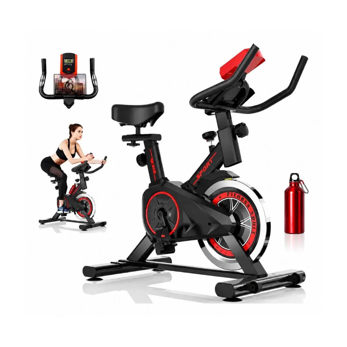 Bicicleta Ergometrica Spinning Academia Profissional Sport Com Base