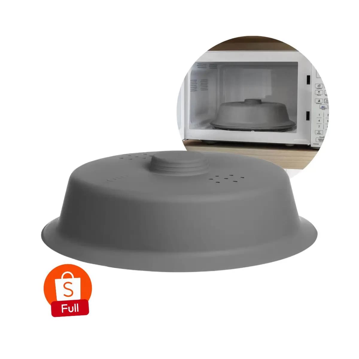 Tampa Para Microondas 27x7 Anti Sujeira Respingos Protetora de Alimentos Eletrolux Brastemp Bpa Free