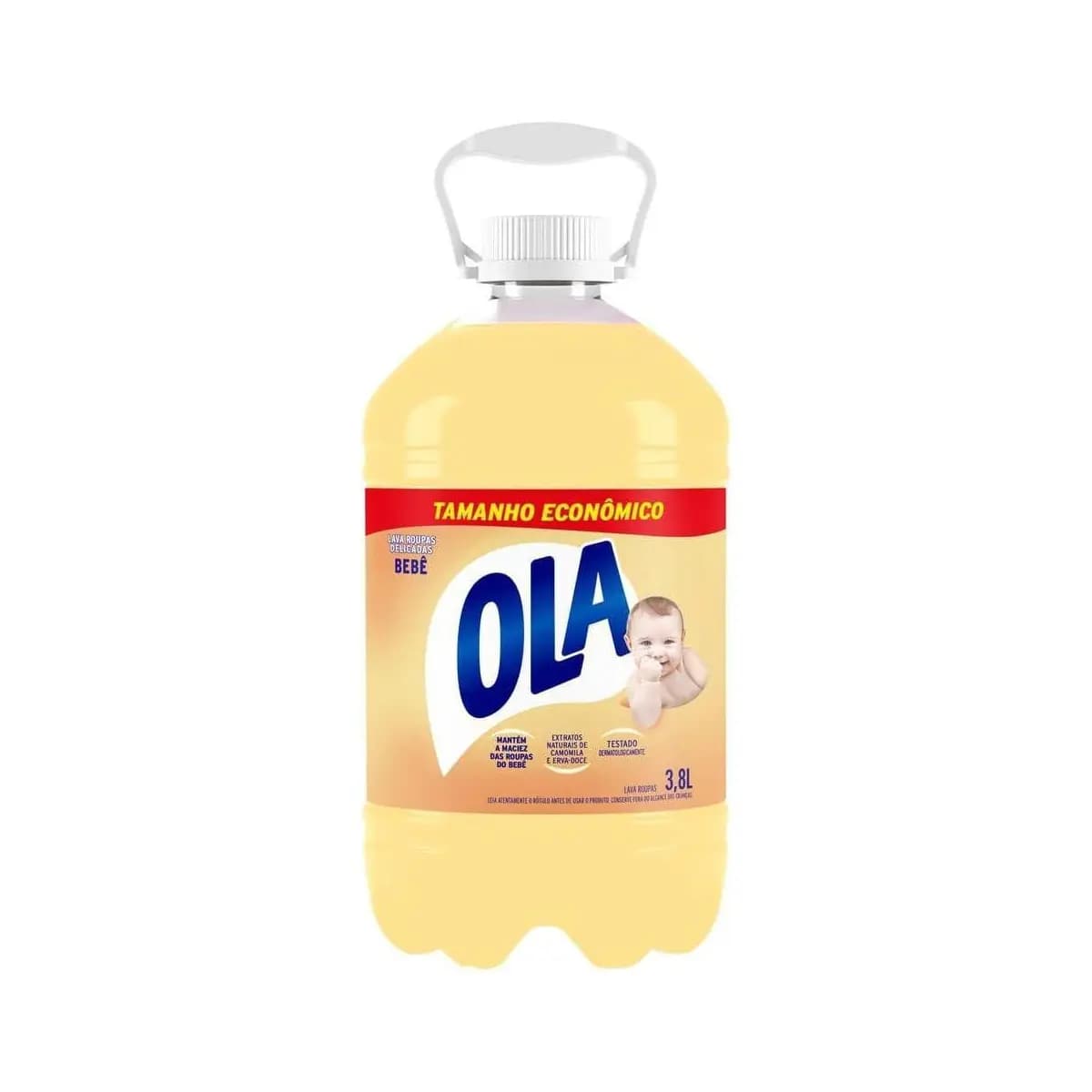 Sabão Líquido Ola Bebê para Roupas Finas e Delicadas 3,8l