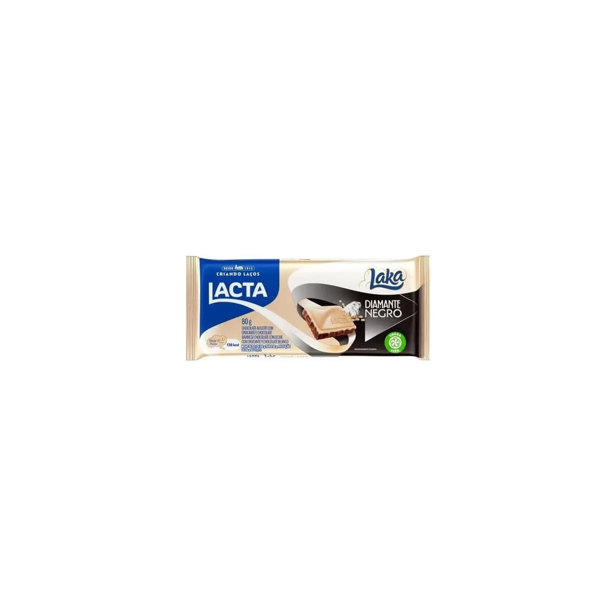Chocolate Diamante Negro Laka 80gr Lacta