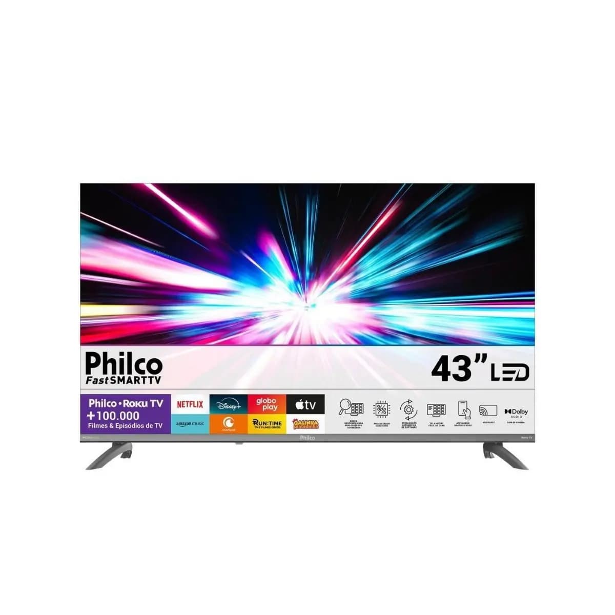 Smart Tv Philco 43" Full Hd Roku Tv P43cra