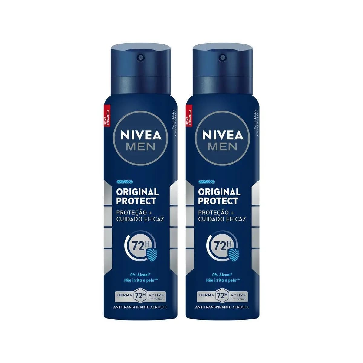 Kit NIVEA MEN Desodorante Antitranspirante Aerossol Original Protect 150ml