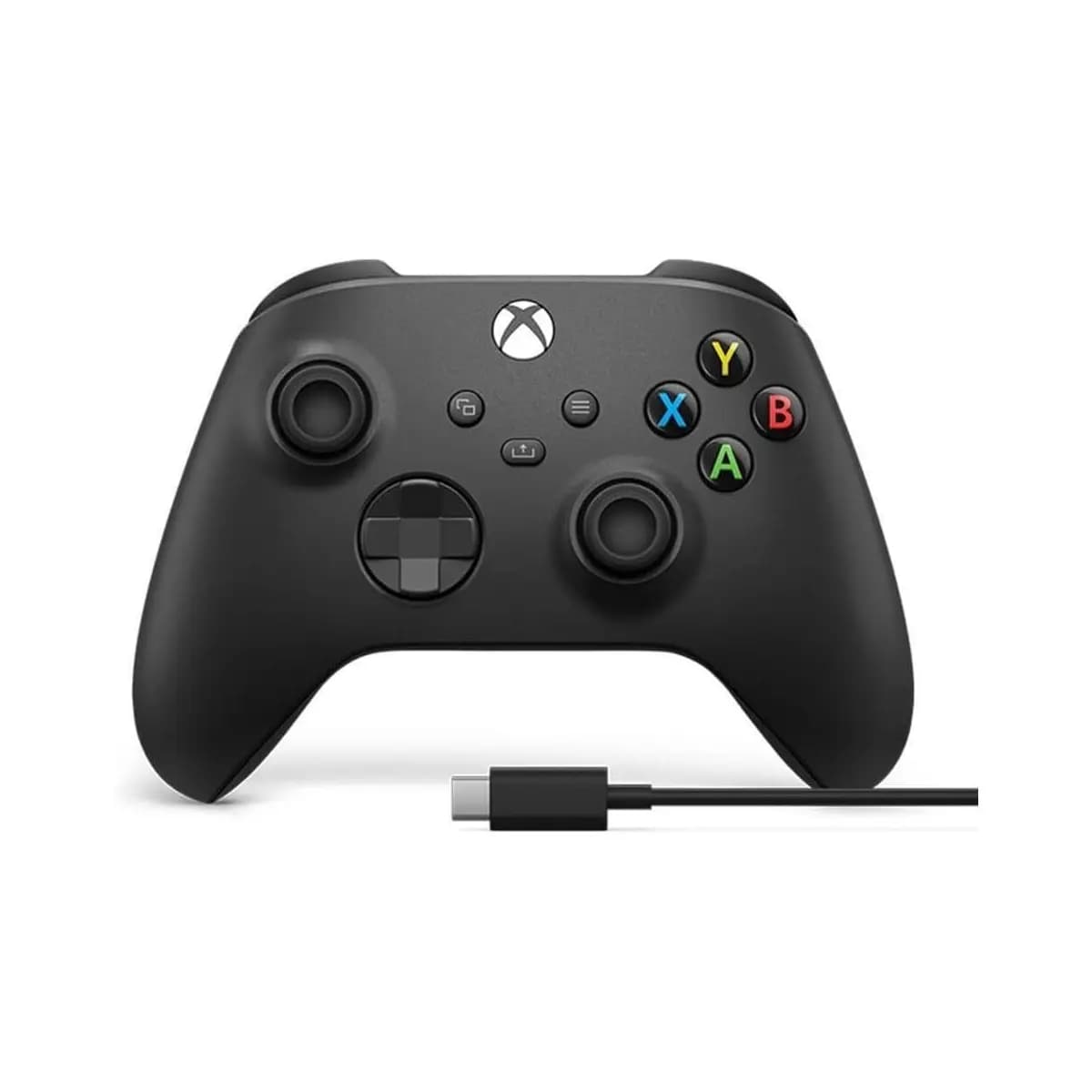 Controle para Xbox Sem Fio Preto + Cabo USB-C