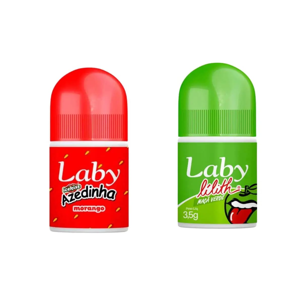 Hidratante Labial Lilith Maça Verde e Morango Azedinha Laby