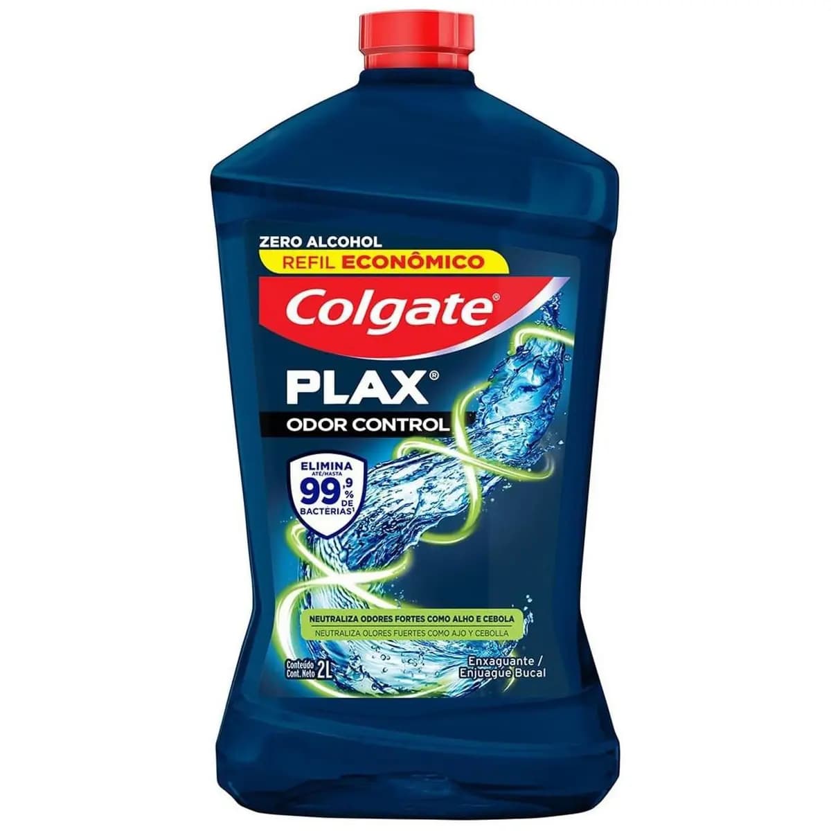 Colgate Plax Odor Control Enxaguante Bucal Sem Álcool, 2L