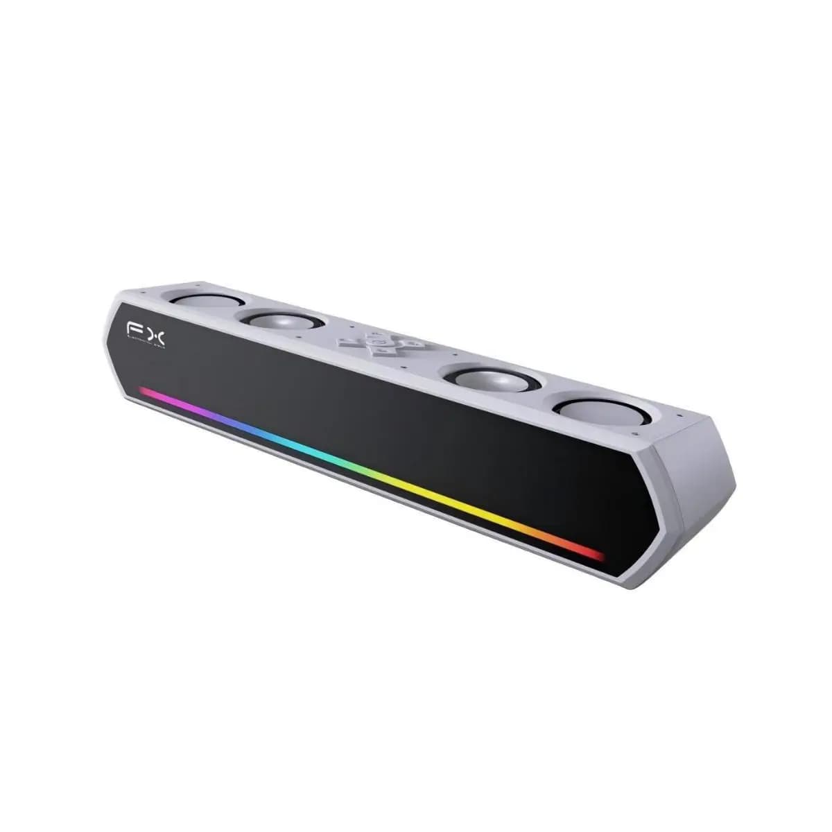 Caixa de Som Bluetooth Potente Com 4 Alto Falantes 30W Soundbar PC Notebook TV