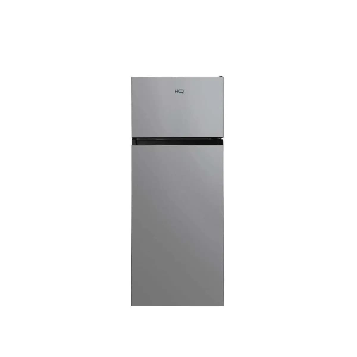 Geladeira Refrigerador HQ 230 Litros Duplex Defrost, Baixo Consumo A+++ Preto/Cinza HQ-230RDFS