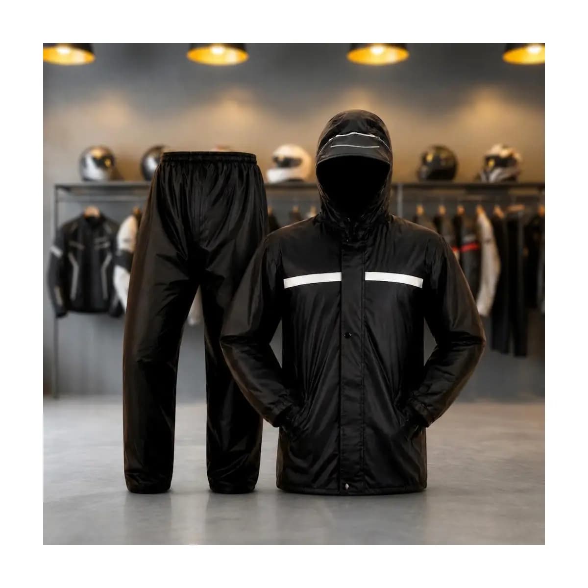 Capa De Chuva Moto Motoqueiro Impermeável Reforçada