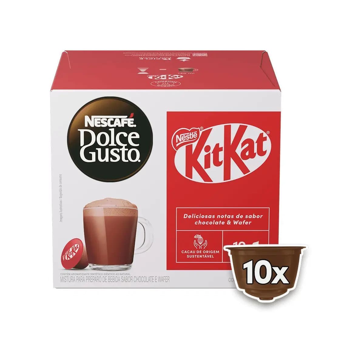 NESCAFÉ DOLCE GUSTO KitKat 10 cápsulas