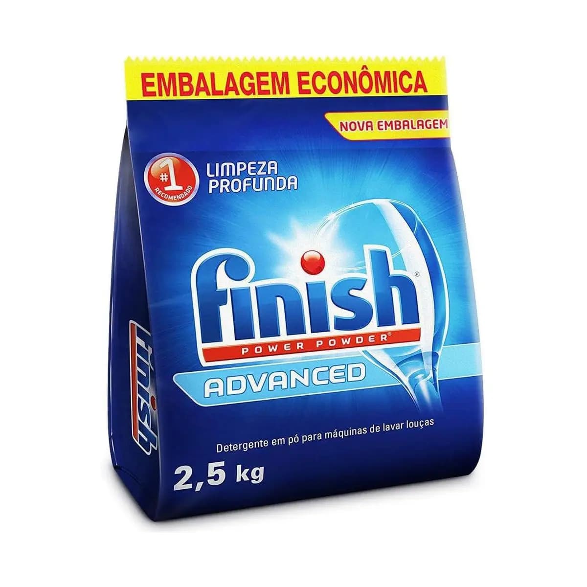 Finish Power Powder Advanced Detergente para Lava Louças em Pó 2,5kg