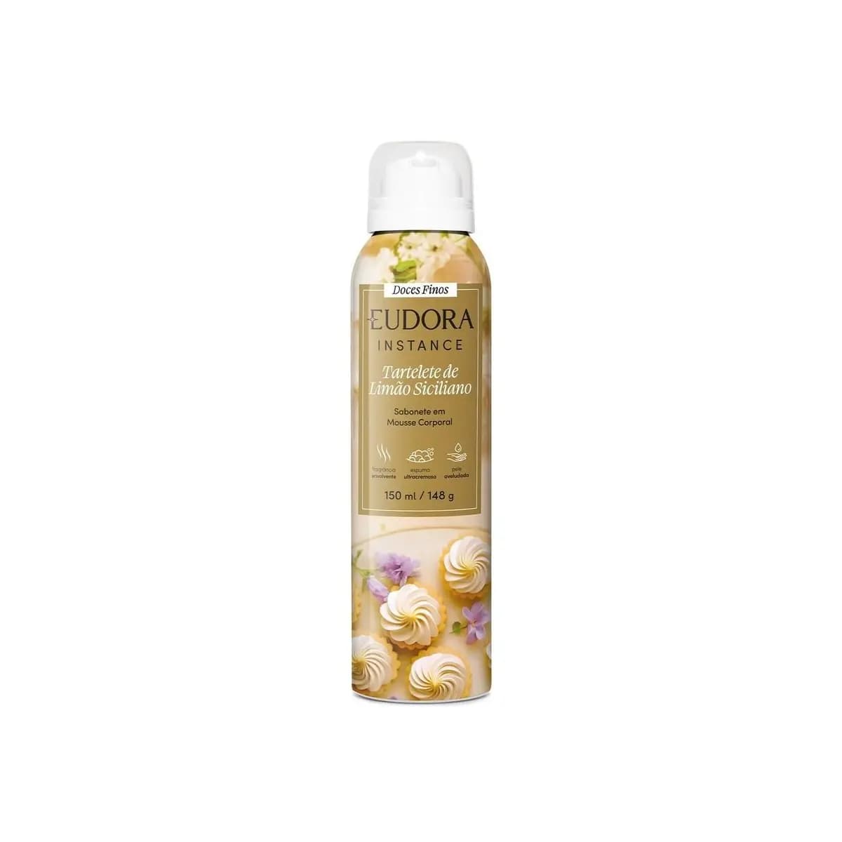 Instance Sabonete Mousse Corporal Tartelete de Limão Siciliano 150ml/148g