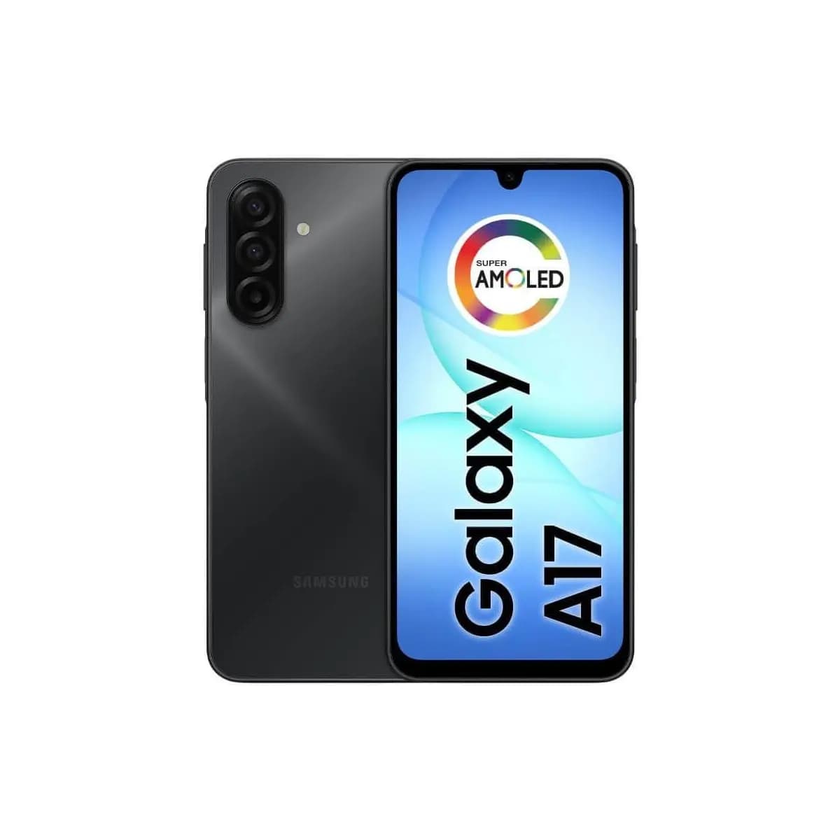 Celular Samsung Galaxy A17, 128GB, 4GB, 50MP Tela 6.7", IP54 - Preto