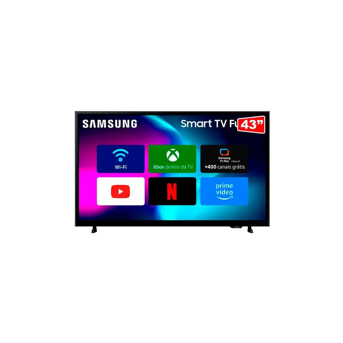 Monitor Smart Tv 43'' Fhd Ls43f6000fgxzd Tizen - Preto