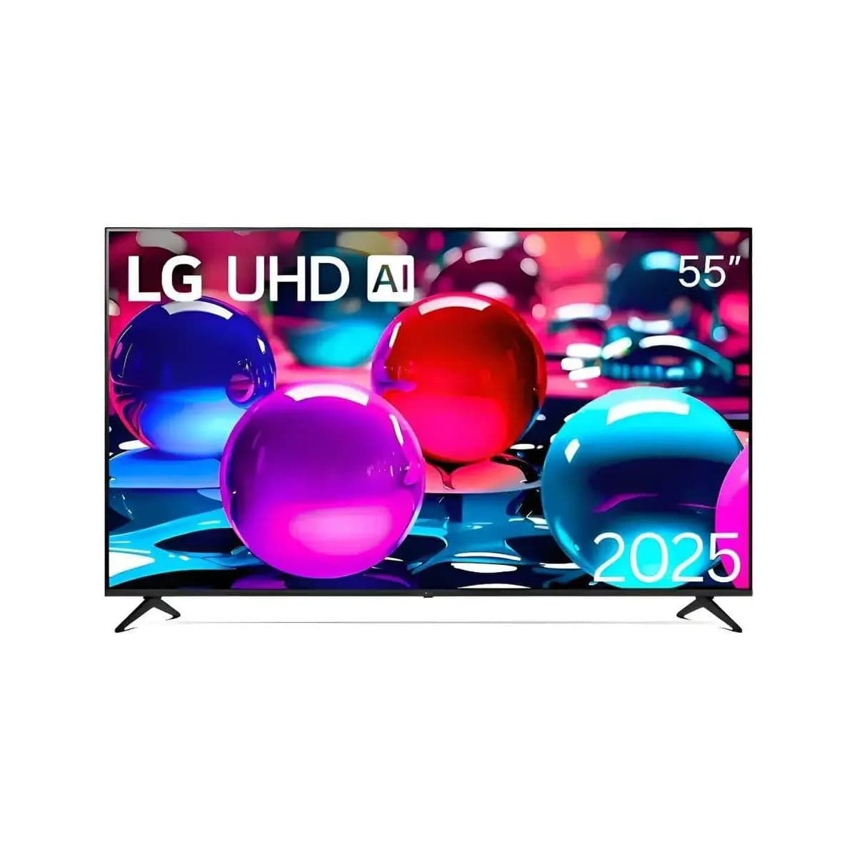 Smart TV LG UHD AI UA75 55 polegadas HDR10 Pro Processador α7 AI Ger 8 webOS 25